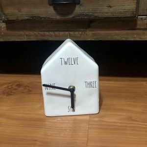 Rae Dunn Birdhouse clock